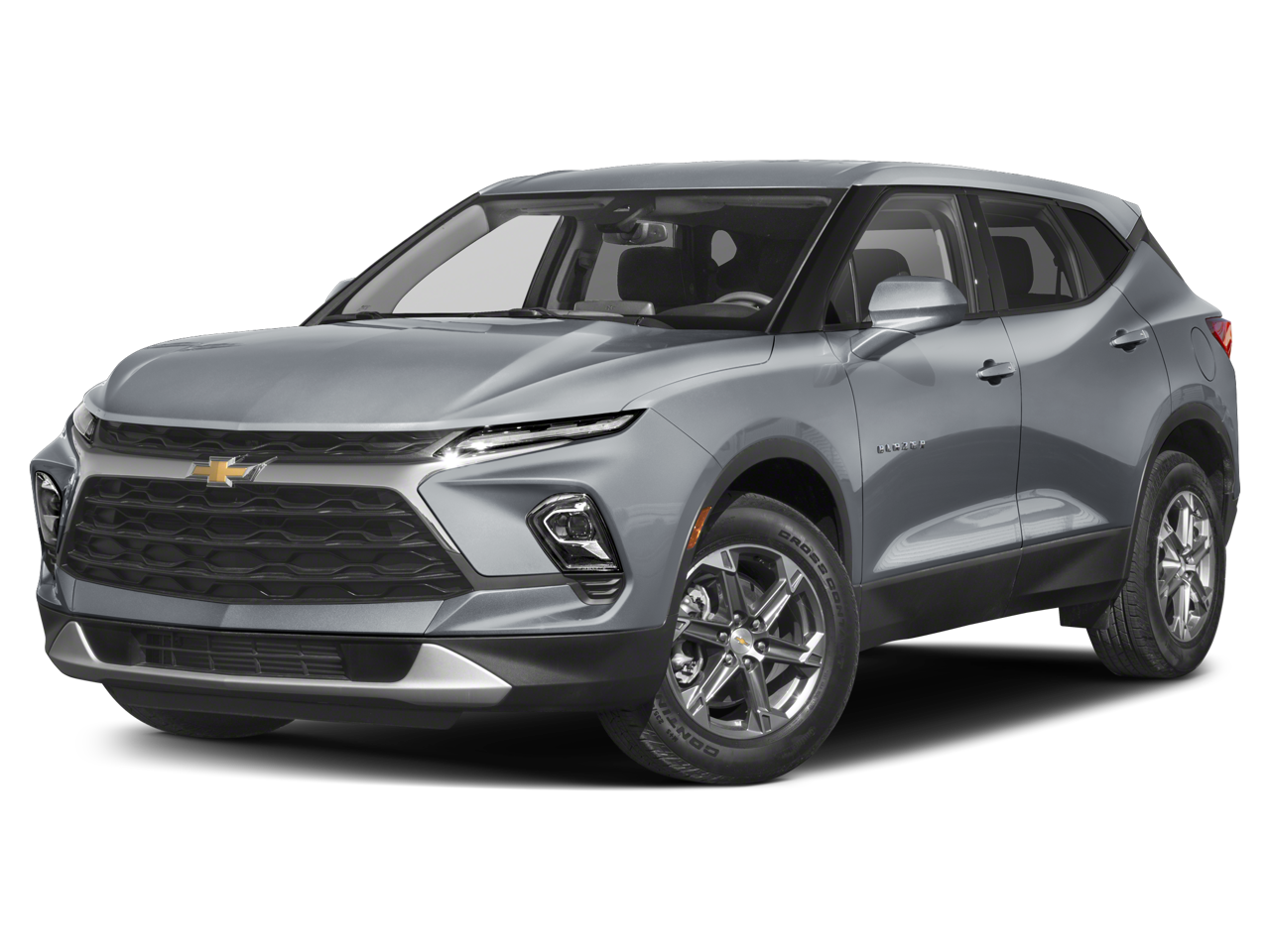 2023 Chevrolet Blazer 2LT in Summit White — front three-quarter view